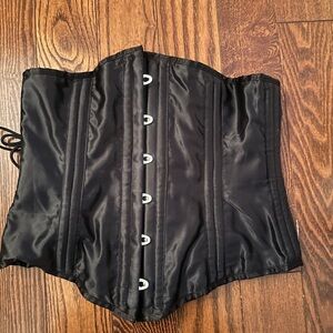 Leg Avenue Black Satin Bustier